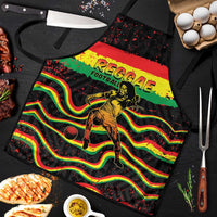 Reggae Legend Bob Football Apron Grunge Style