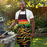 Reggae Legend Bob Football Apron Grunge Style