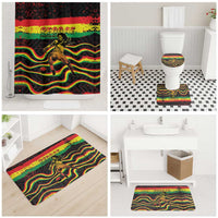 Reggae Legend Bob Football Bathroom Set Grunge Style