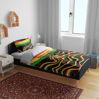 Reggae Legend Bob Football Bedding Set Grunge Style