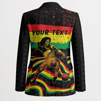 Personalized Reggae Legend Bob Football Blazer Grunge Style