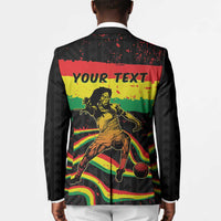 Personalized Reggae Legend Bob Football Blazer Grunge Style