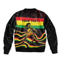 Personalized Reggae Legend Bob Football Bomber Jacket Grunge Style