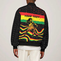 Personalized Reggae Legend Bob Football Bomber Jacket Grunge Style