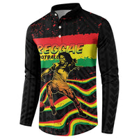Personalized Reggae Legend Bob Football Button Sweatshirt Grunge Style