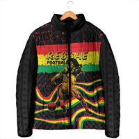 Personalized Reggae Legend Bob Football Padded Jacket Grunge Style