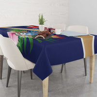 Personalized Tristan da Cunha Tablecloth Coat Of Arms - Flag Style