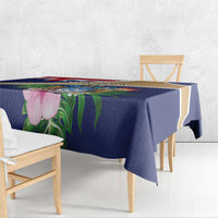Personalized Tristan da Cunha Tablecloth Coat Of Arms - Flag Style