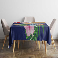Personalized Tristan da Cunha Tablecloth Coat Of Arms - Flag Style