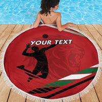 Custom Kenya Volleyball Beach Blanket We Are Champions