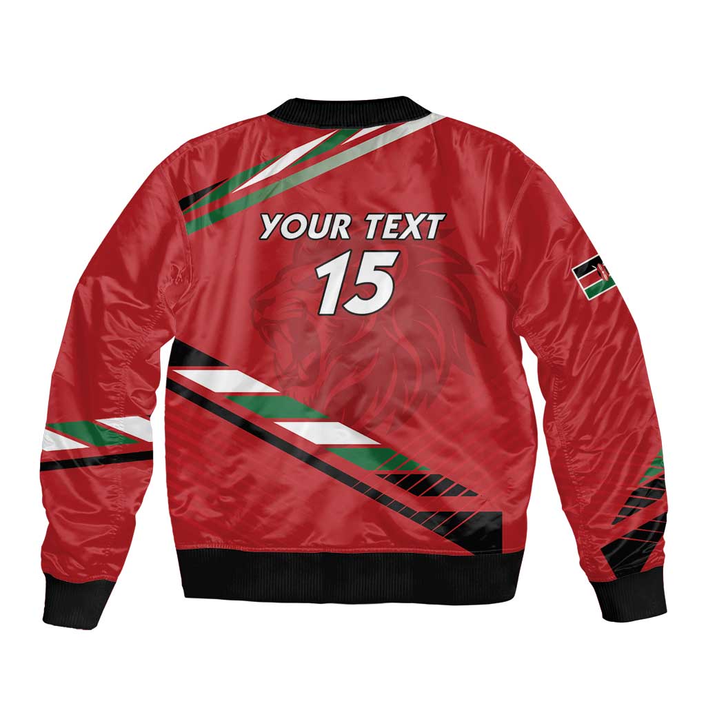 Custom Kenya Volleyball Bomber Jacket We Are Champions