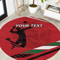 Custom Kenya Volleyball Round Carpet We Are Champions