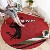 Custom Kenya Volleyball Round Carpet We Are Champions