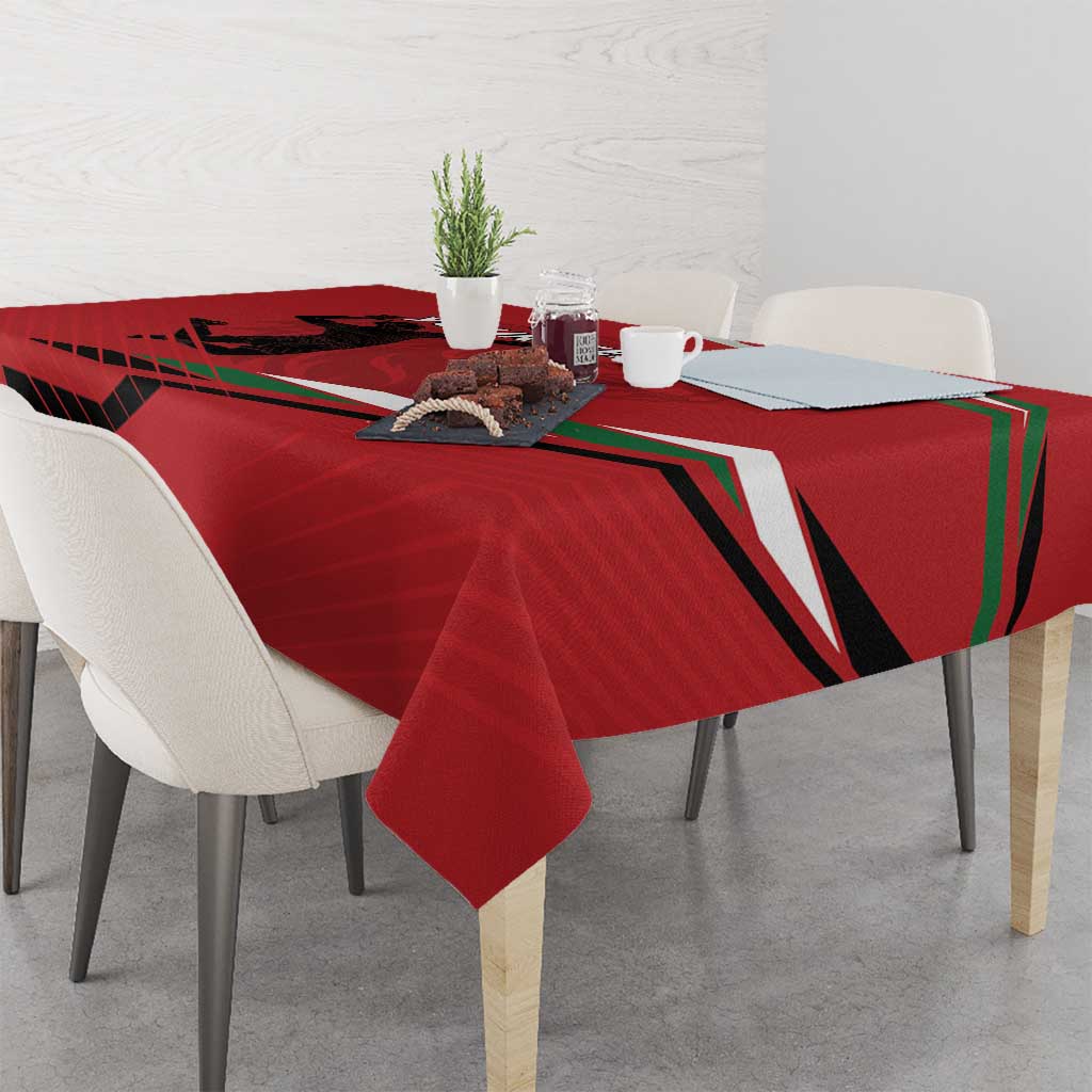 Custom Kenya Volleyball Tablecloth We Are Champions