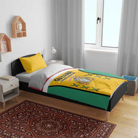 Custom Guyana Cricket Bedding Set Come On Amazon Warriors
