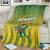 Custom Dominica Cricket Blanket Sporty Style