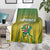 Custom Dominica Cricket Blanket Sporty Style