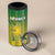 Custom Dominica Cricket 4 in 1 Can Cooler Tumbler Sporty Style - Wonder Print Shop