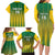 Custom Dominica Cricket Family Matching Long Sleeve Bodycon Dress and Hawaiian Shirt Sporty Style - Wonder Print Shop