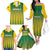 Custom Dominica Cricket Family Matching Off The Shoulder Long Sleeve Dress and Hawaiian Shirt Sporty Style - Wonder Print Shop