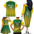 Custom Dominica Cricket Family Matching Off The Shoulder Long Sleeve Dress and Hawaiian Shirt Sporty Style - Wonder Print Shop