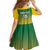 Custom Dominica Cricket Family Matching Off Shoulder Short Dress and Hawaiian Shirt Sporty Style - Wonder Print Shop