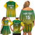 Custom Dominica Cricket Family Matching Off Shoulder Short Dress and Hawaiian Shirt Sporty Style - Wonder Print Shop