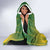 Custom Dominica Cricket Hooded Blanket Sporty Style