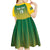 Custom Dominica Cricket Kid Short Sleeve Dress Sporty Style - Wonder Print Shop