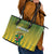 Custom Dominica Cricket Leather Tote Bag Sporty Style - Wonder Print Shop