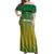 Custom Dominica Cricket Off Shoulder Maxi Dress Sporty Style - Wonder Print Shop