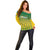 Custom Dominica Cricket Off Shoulder Sweater Sporty Style - Wonder Print Shop