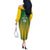 Custom Dominica Cricket Off The Shoulder Long Sleeve Dress Sporty Style - Wonder Print Shop