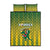 Custom Dominica Cricket Quilt Bed Set Sporty Style - Wonder Print Shop