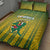 Custom Dominica Cricket Quilt Bed Set Sporty Style - Wonder Print Shop