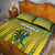 Custom Dominica Cricket Quilt Bed Set Sporty Style - Wonder Print Shop