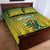 Custom Dominica Cricket Quilt Bed Set Sporty Style - Wonder Print Shop