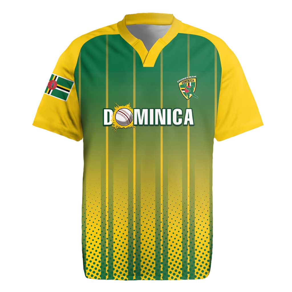 Custom Dominica Cricket Rugby Jersey Sporty Style - Wonder Print Shop