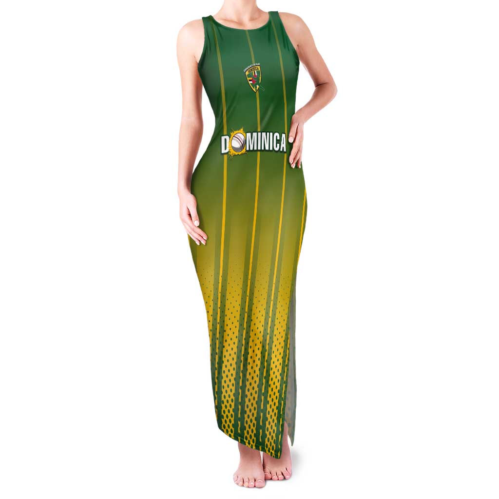 Custom Dominica Cricket Tank Maxi Dress Sporty Style - Wonder Print Shop