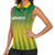 Custom Dominica Cricket Women Sleeveless Polo Shirt Sporty Style - Wonder Print Shop