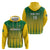 Custom Dominica Cricket Zip Hoodie Sporty Style - Wonder Print Shop