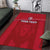 Custom Liberia Football Area Rug Lion Mascot - Red - Wonder Print Shop