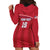 Custom Liberia Football Hoodie Dress Lion Mascot - Red