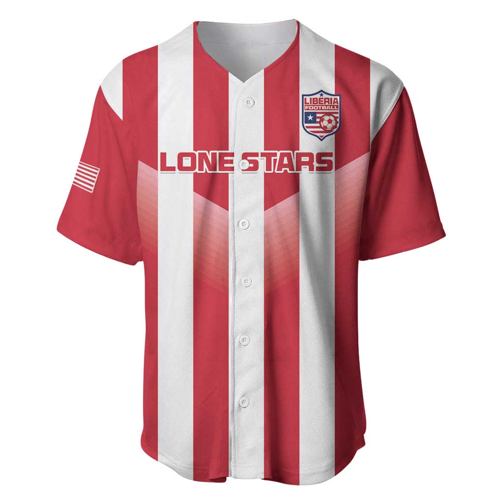 Custom Liberia Football Baseball Jersey Sporty Style - Wonder Print Shop