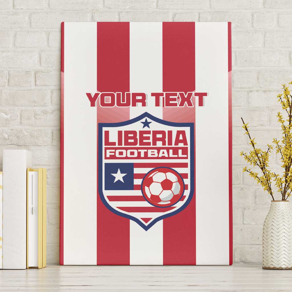 Custom Liberia Football Canvas Wall Art Sporty Style - Wonder Print Shop