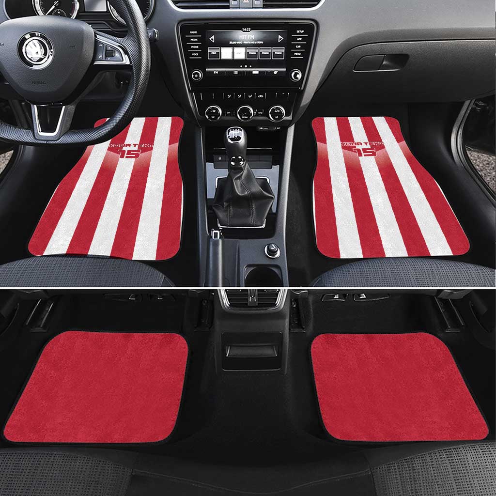 Custom Liberia Football Car Mats Sporty Style - Wonder Print Shop