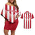 Custom Liberia Football Couples Matching Off Shoulder Short Dress and Hawaiian Shirt Sporty Style - Wonder Print Shop