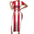 Custom Liberia Football Family Matching Short Sleeve Bodycon Dress and Hawaiian Shirt Sporty Style - Wonder Print Shop