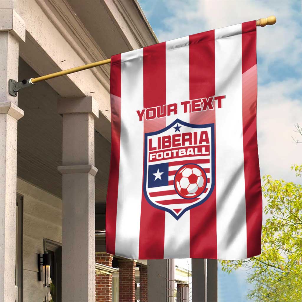 Custom Liberia Football Garden Flag Sporty Style - Wonder Print Shop