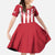 Custom Liberia Football Kid Short Sleeve Dress Sporty Style - Wonder Print Shop